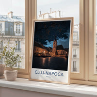 Cluj-Napoca Poster - Romania Fine Art - Enchanted Night Scene Gallery Art