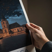Cluj-Napoca Poster - Romania Fine Art - Enchanted Night Scene Gallery Art