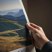 Col Des Aravis Poster - France Travel Art - Majestic Alpine Vista Home Decor