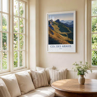 Col Des Aravis Poster - France Travel Art - Majestic Alpine Vista Home Decor