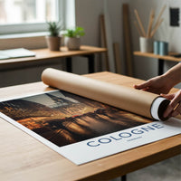 Cologne Poster - Germany Wall Art - Rainy Cathedral Evening Home Decor