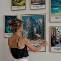 Colorado Poster - Colorado Framed Art - Snow Covered Cabin Gallery Art