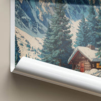 Colorado Poster - Colorado Framed Art - Snow Covered Cabin Gallery Art