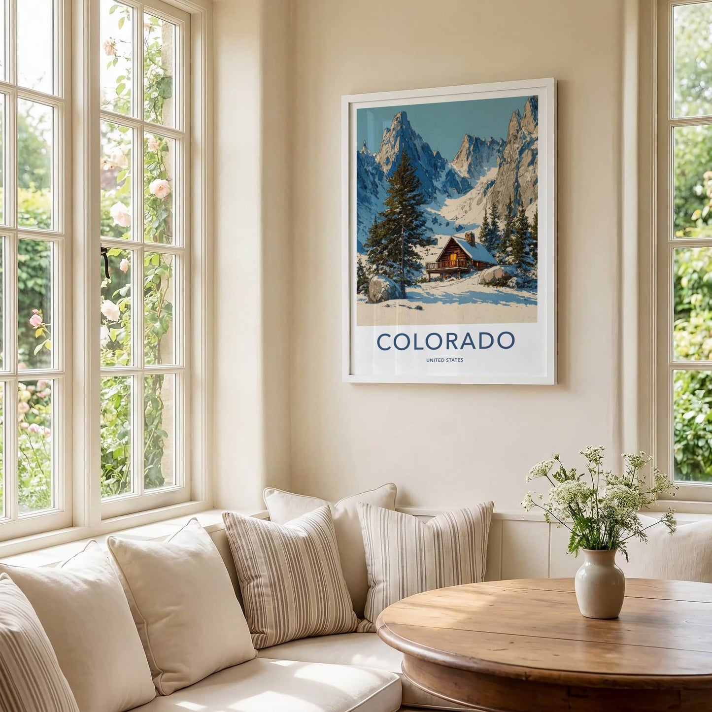 Colorado Poster - Colorado Framed Print - Cozy Mountain Cabin Gallery Art