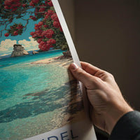 Coromandel Poster - New Zealand Fine Art - Oceanic archway blooms Gift