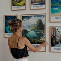 Coron Poster - Philippines Travel Art - Tropical Island Bay Home Decor