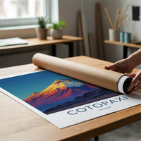 Cotopaxi Poster - Ecuador Travel Art - Summit Golden Light Home Decor