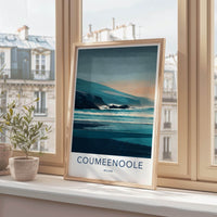 Coumeenole Poster - Ireland Scenic Art - Ocean Cliffs Home Decor