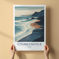 Coumeenole Poster - Ireland Wall Art - Wild Atlantic Shoreline Home Decor