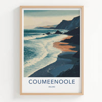 Coumeenole Poster - Ireland Wall Art - Wild Atlantic Shoreline Home Decor