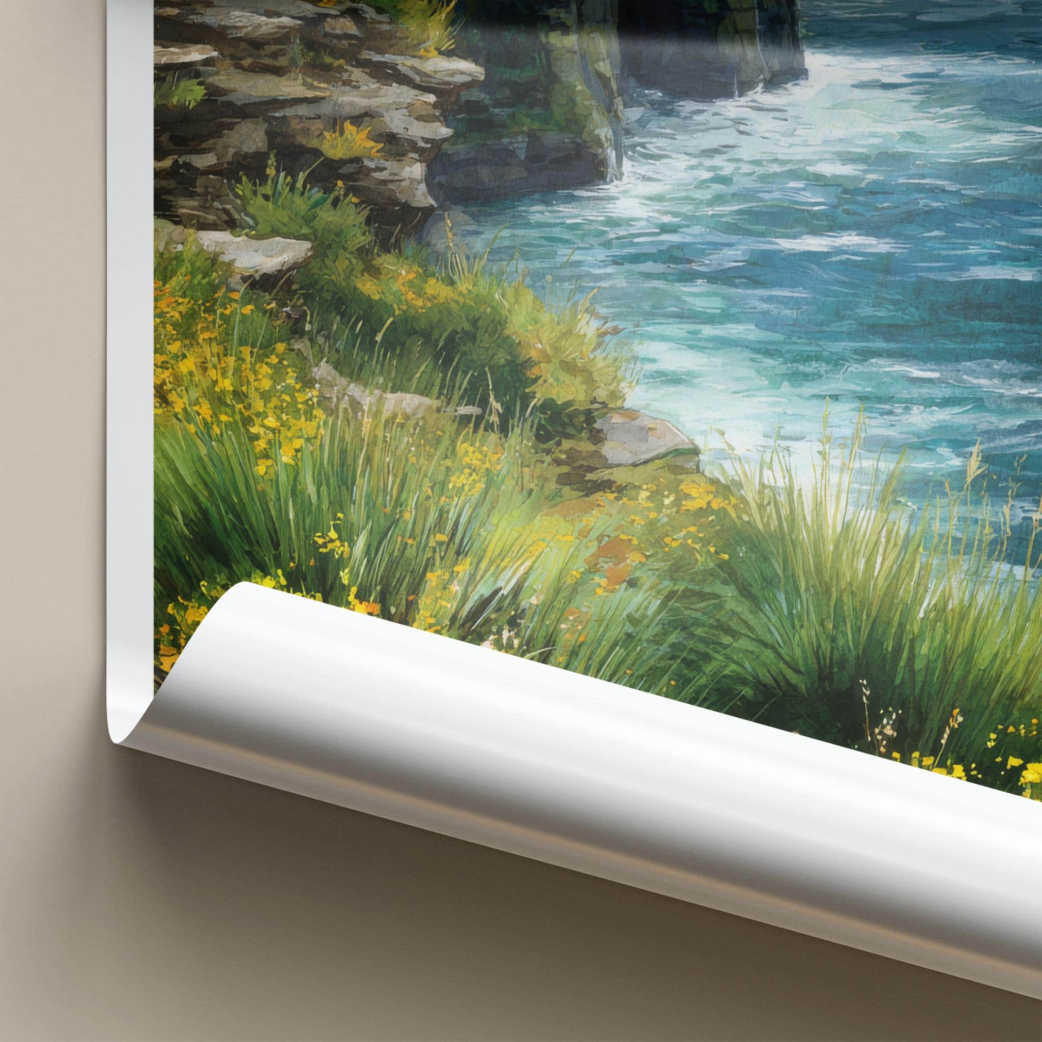 County Clare Poster - Ireland Wall Art - Wild coastal Room Decor