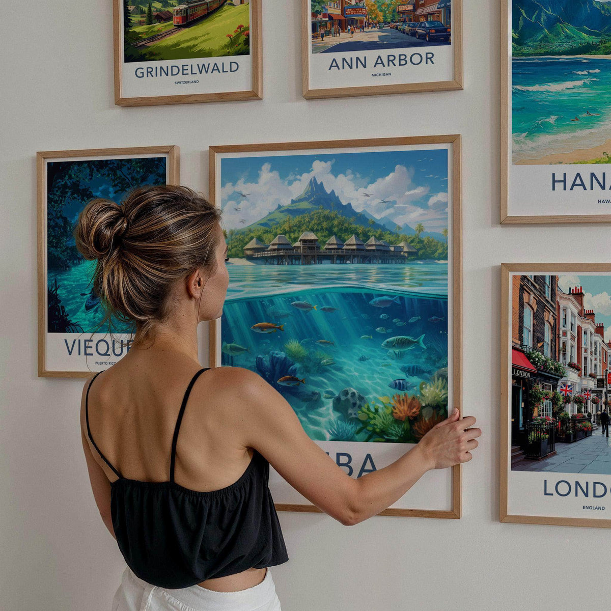 Cuba Wall Art - Vibrant Caribbean Travel Poster