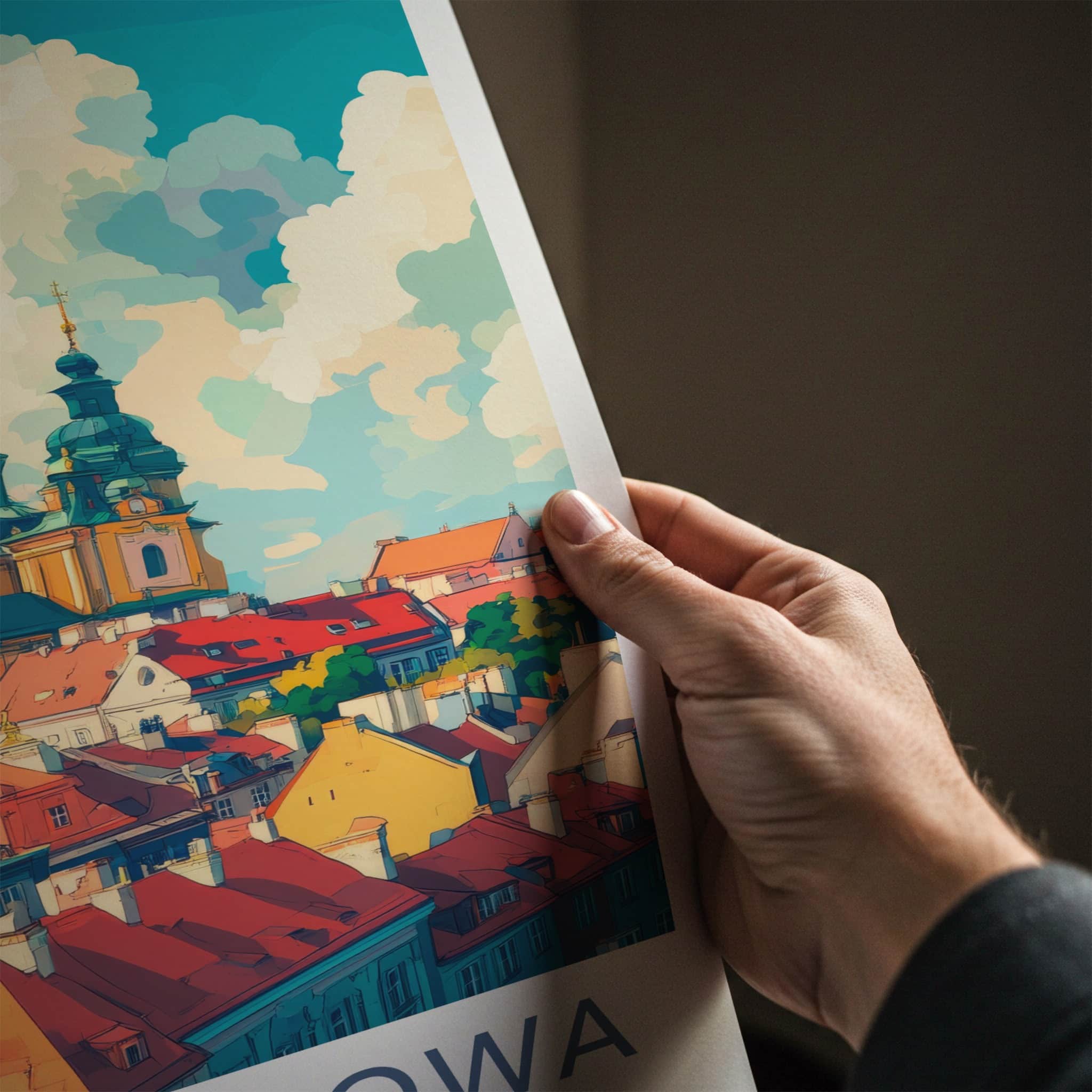 Czestochowa Poster - Poland Wall Art - Old Town Architecture Home Decor