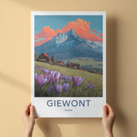 Giewont Poster - Poland Travel Print