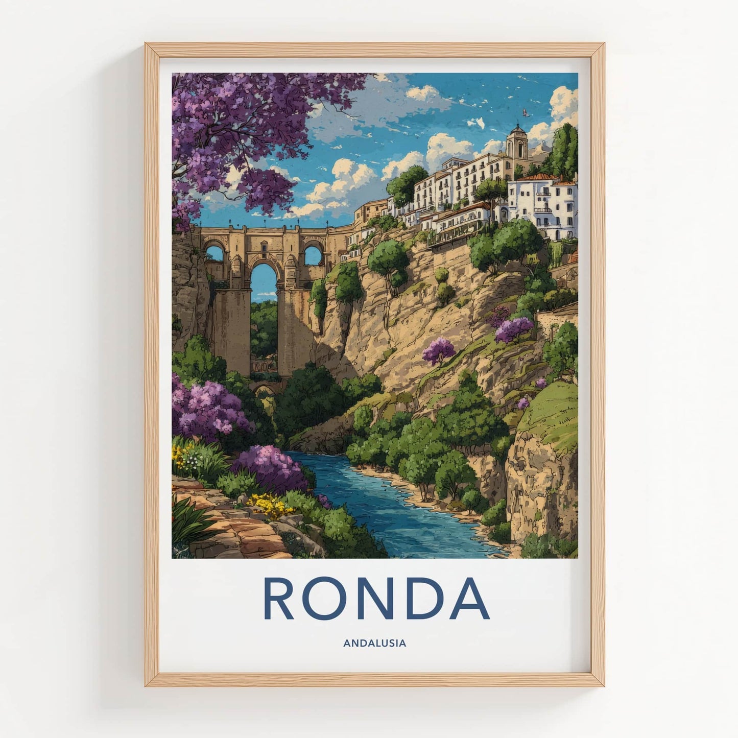 Ronda Poster - Spain Travel Art