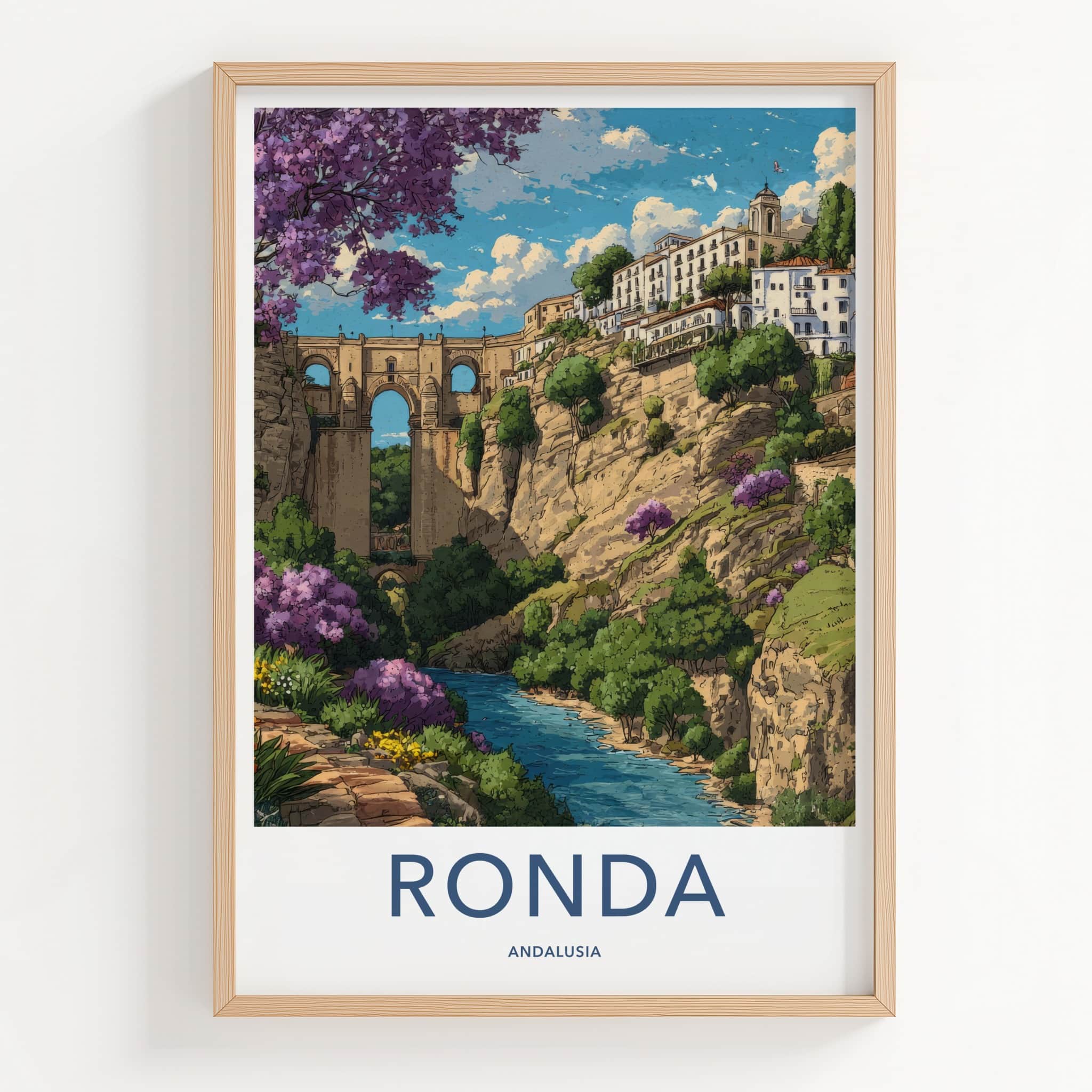 Ronda Poster - Spain Travel Art