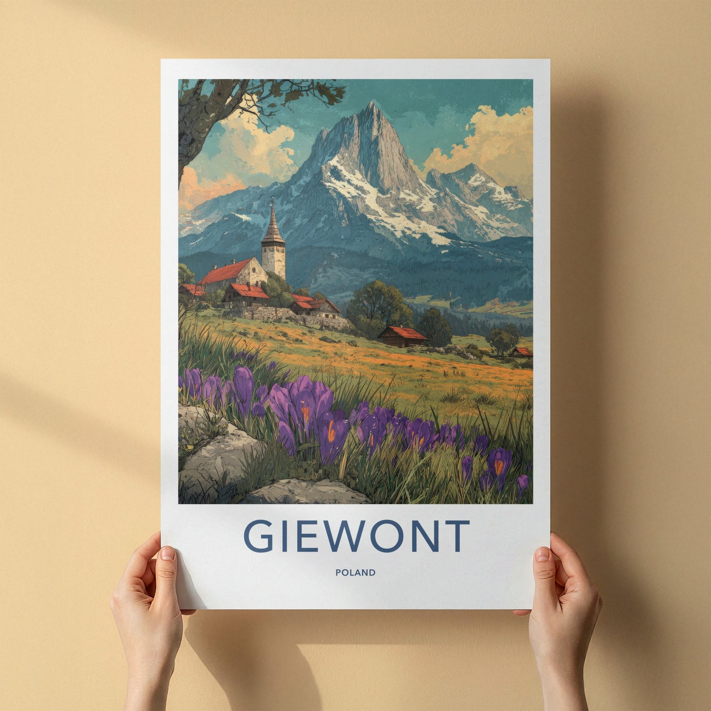 Giewont Poster - Poland Travel Art