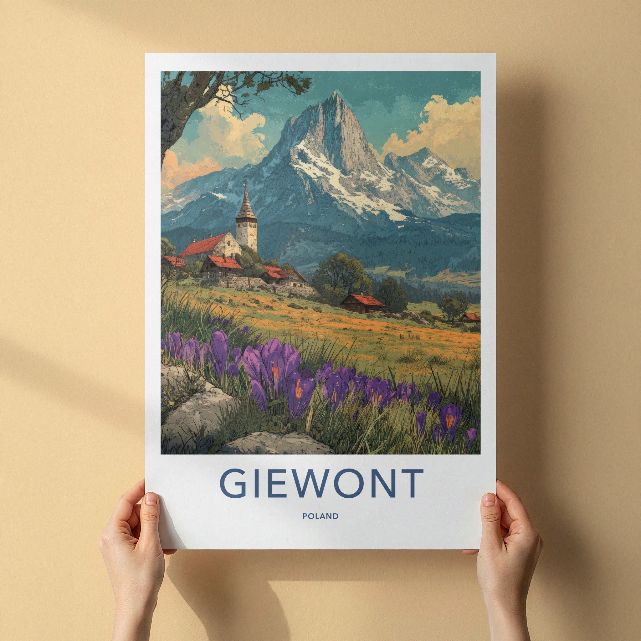Giewont Poster - Poland Travel Art