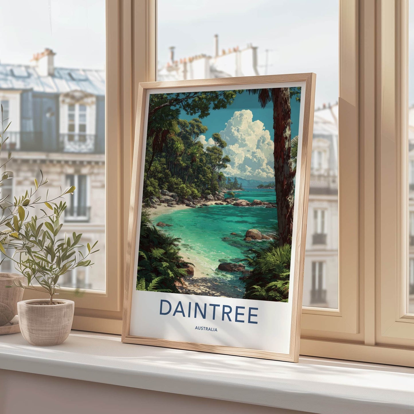 Daintree Poster - Australia Art Print - Tropical Beach Coves Home Decor