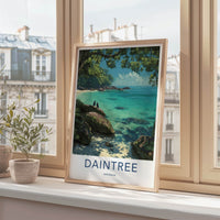 Daintree Poster - Australia Travel Art - Emerald Water Birds Home Decor