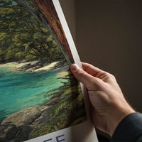 Daintree Poster - Australia Travel Art - Lush Coastal Rainforest Home Decor