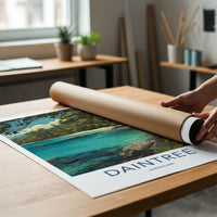Daintree Poster - Australia Travel Art - Lush Coastal Rainforest Home Decor