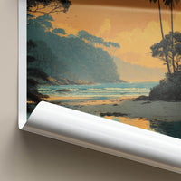Daintree Poster - Australia Travel Art - Lush coastal reflections Home Decor