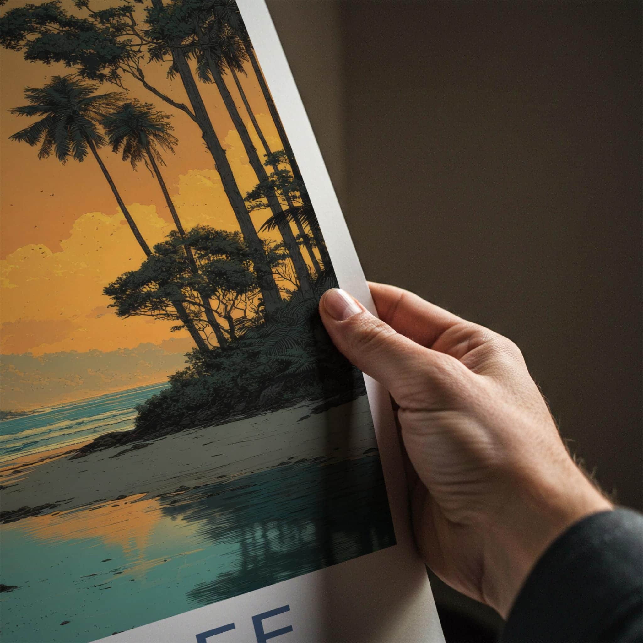 Daintree Poster - Australia Travel Art - Lush coastal reflections Home Decor