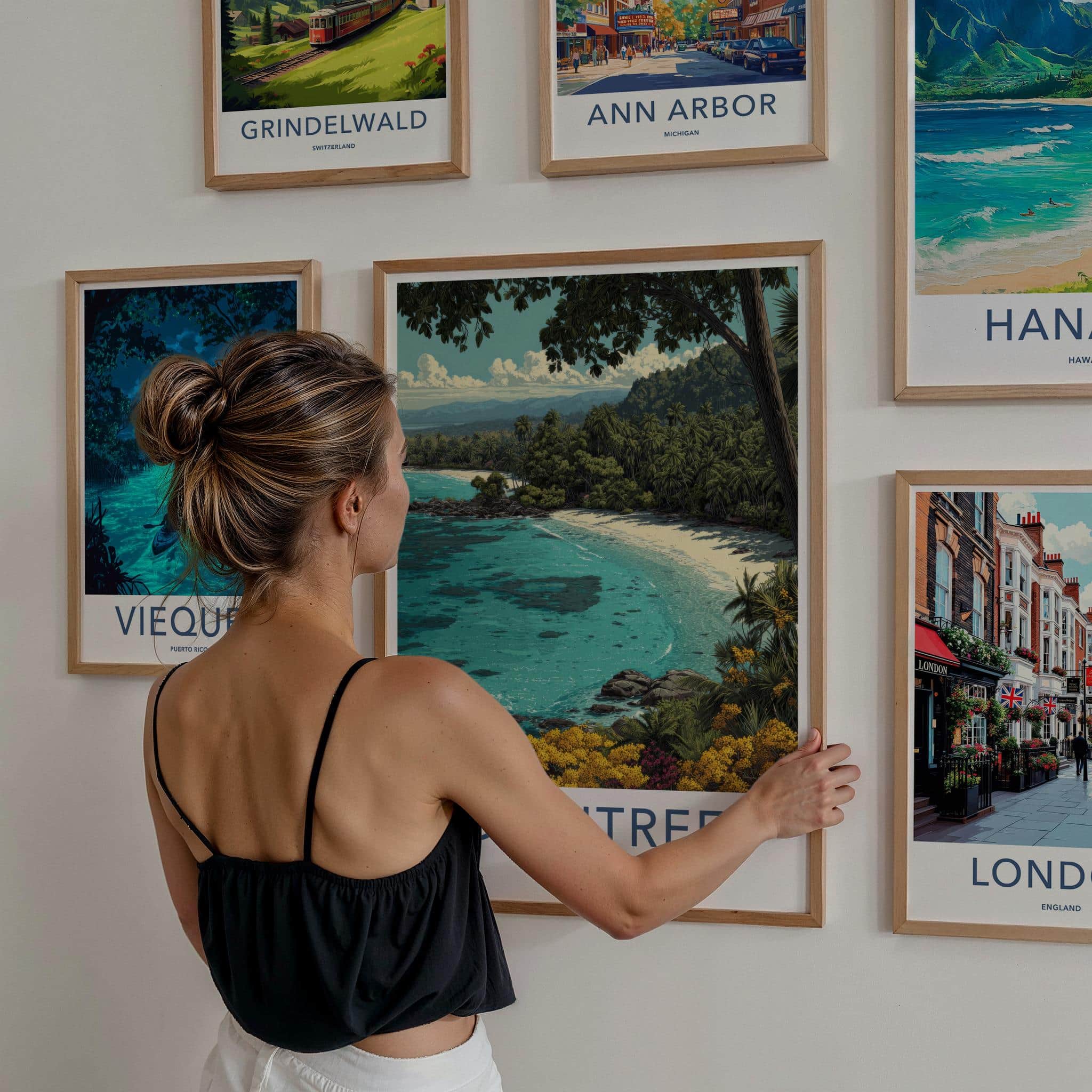 Daintree Poster - Australia Travel Art - Lush Coastal View Home Decor