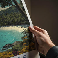 Daintree Poster - Australia Travel Art - Lush Coastal View Home Decor
