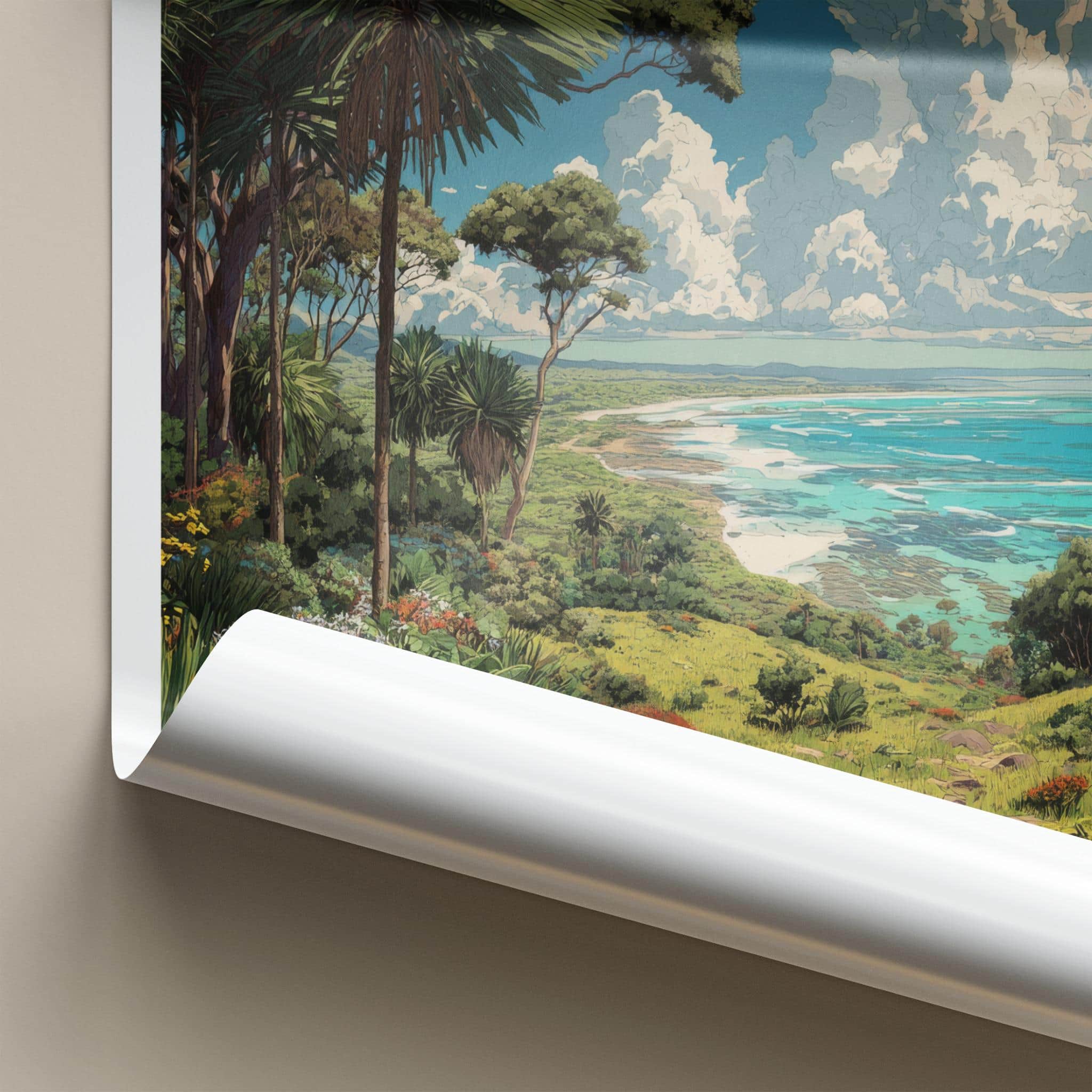 Daintree Poster - Australia Travel Art - Lush Coastal Vista Wall Decor