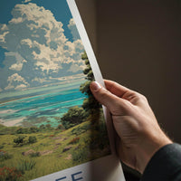Daintree Poster - Australia Travel Art - Lush Coastal Vista Wall Decor