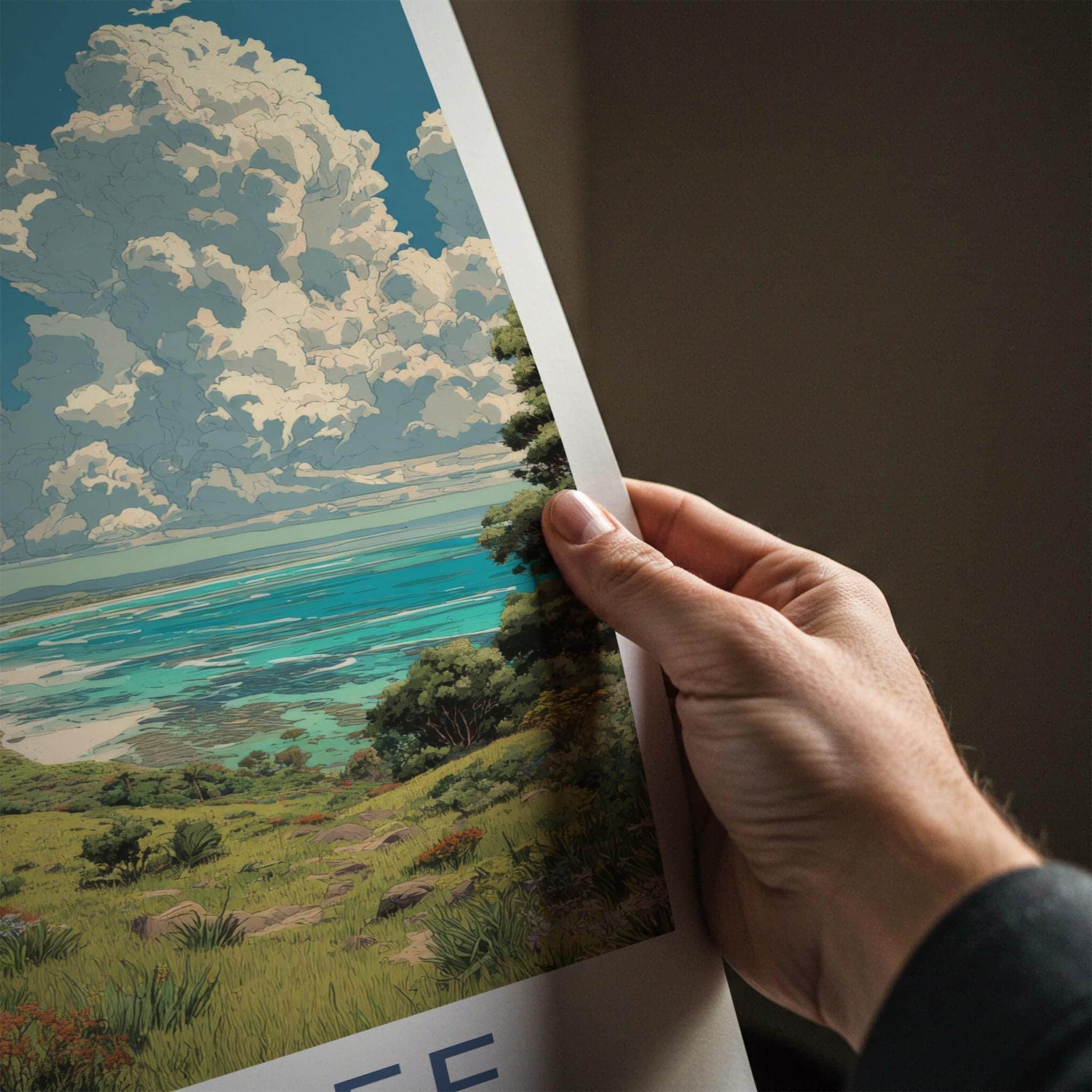 Daintree Poster - Australia Travel Art - Lush Coastal Vista Wall Decor