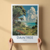Daintree Poster - Australia Travel Art - Lush Coastal Vista Wall Decor