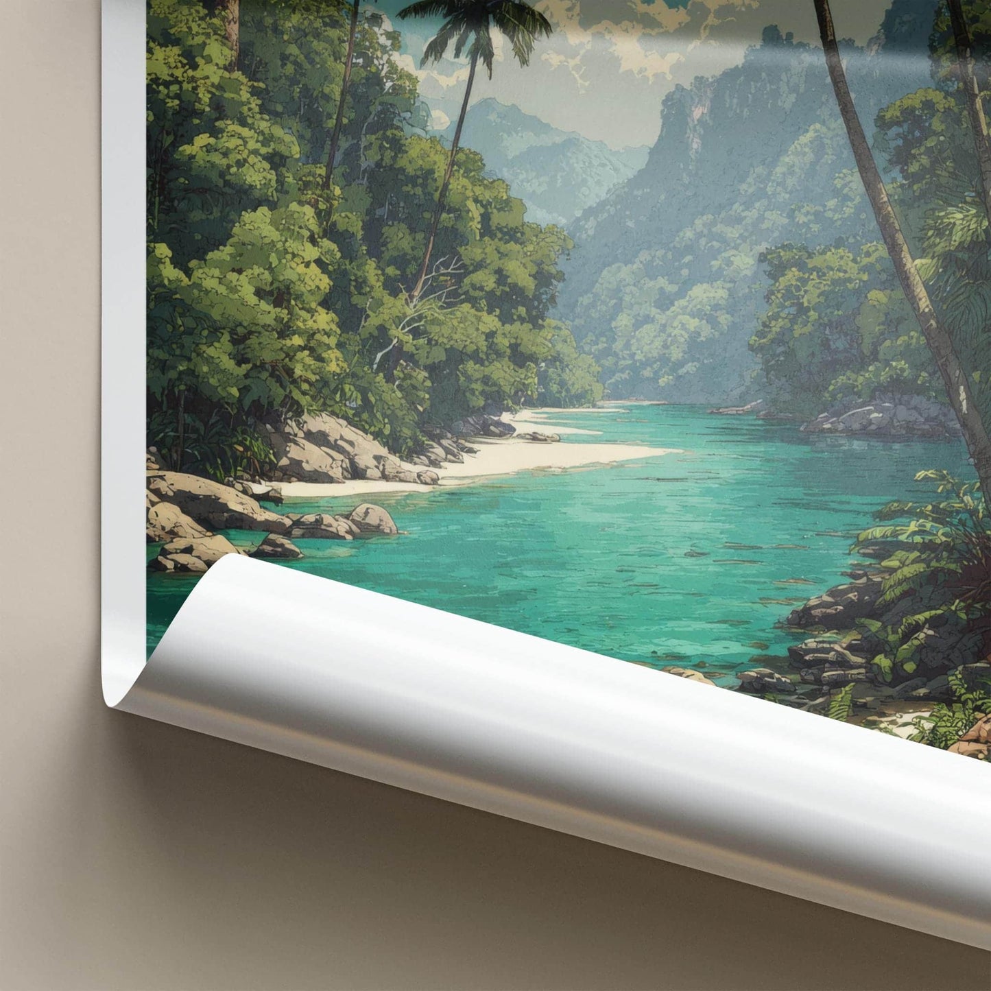 Daintree Poster - Australia Travel Art - Lush River Banks Home Decor