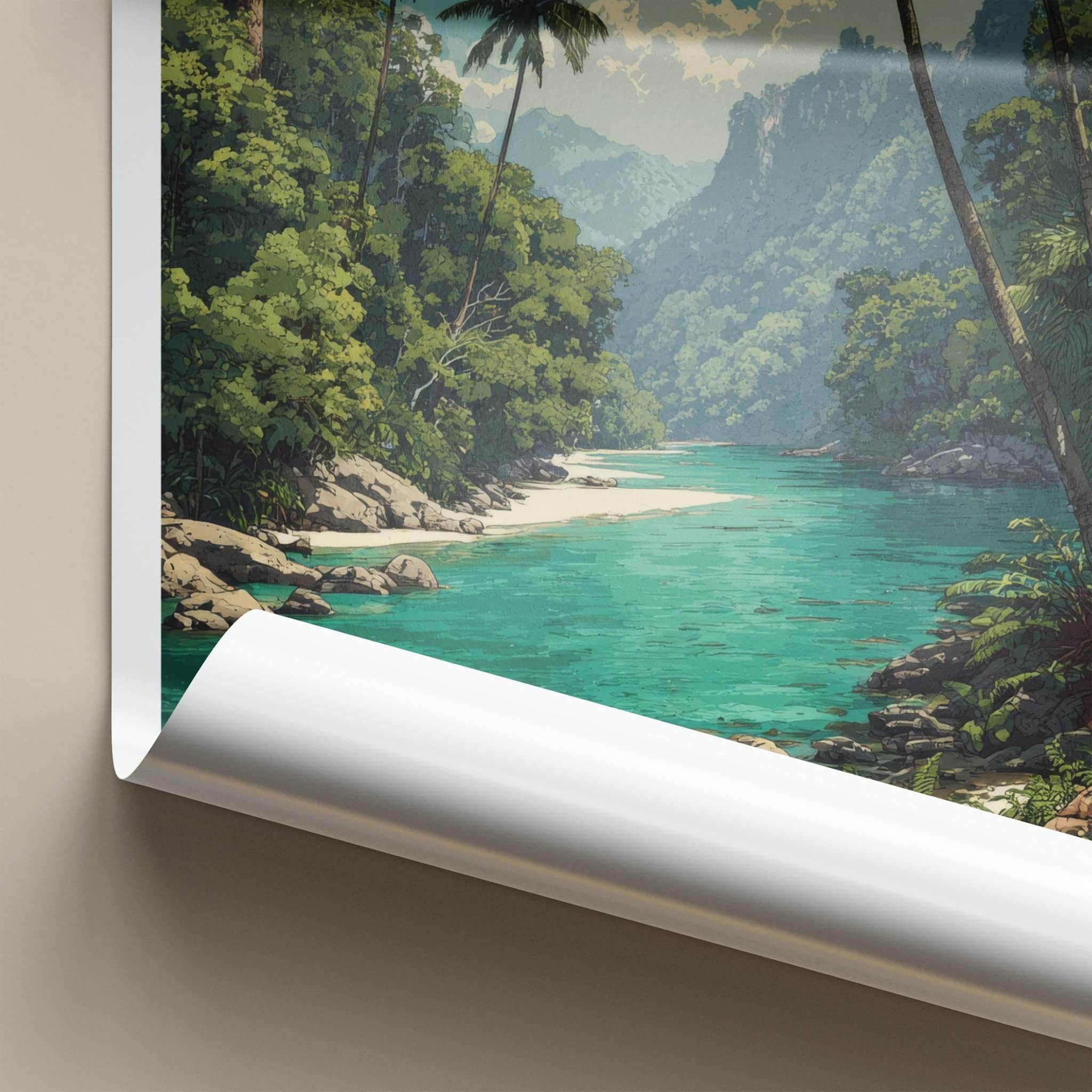 Daintree Poster - Australia Travel Art - Lush River Banks Home Decor