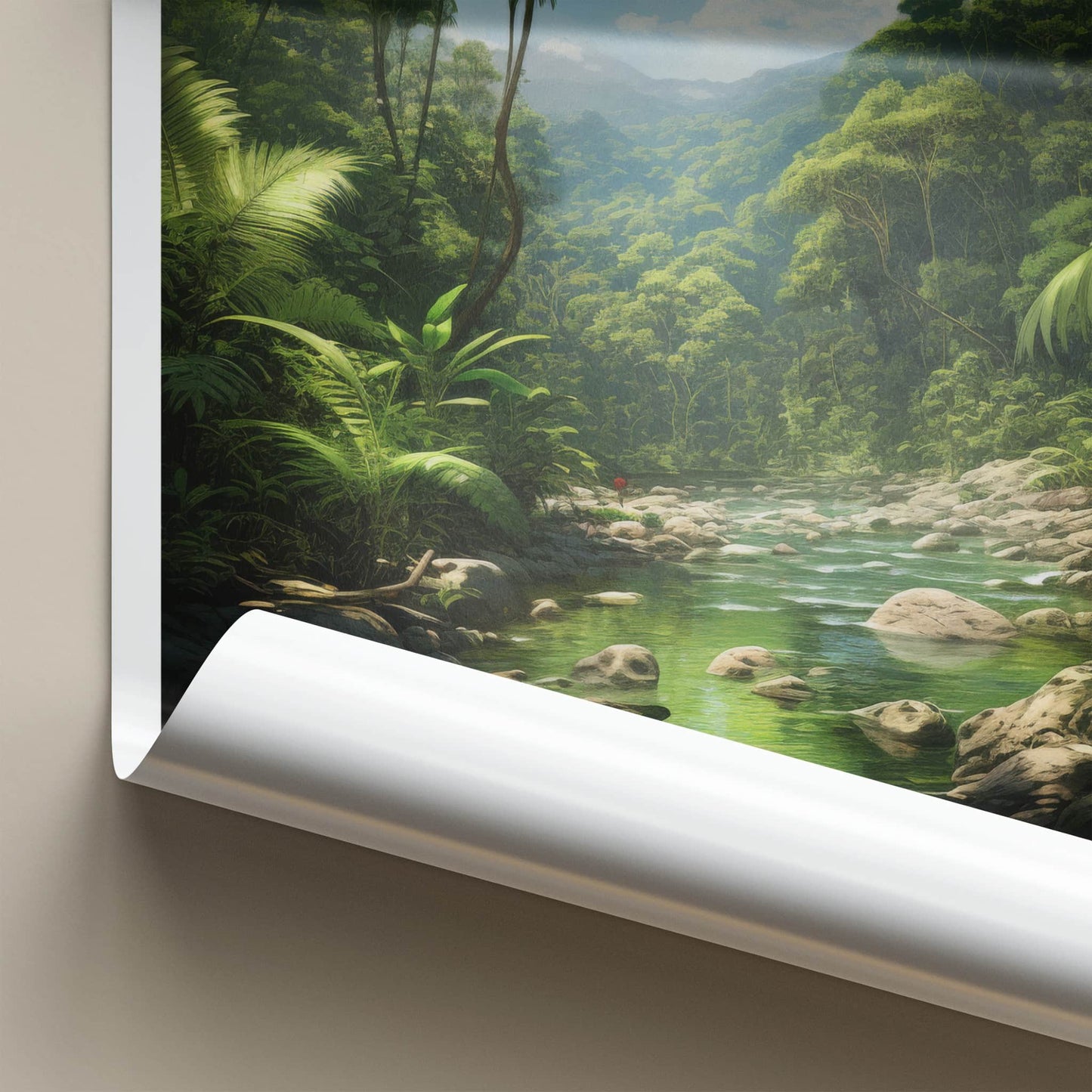 Daintree Poster - Australia Travel Art - Lush River Rainforest Home Decor