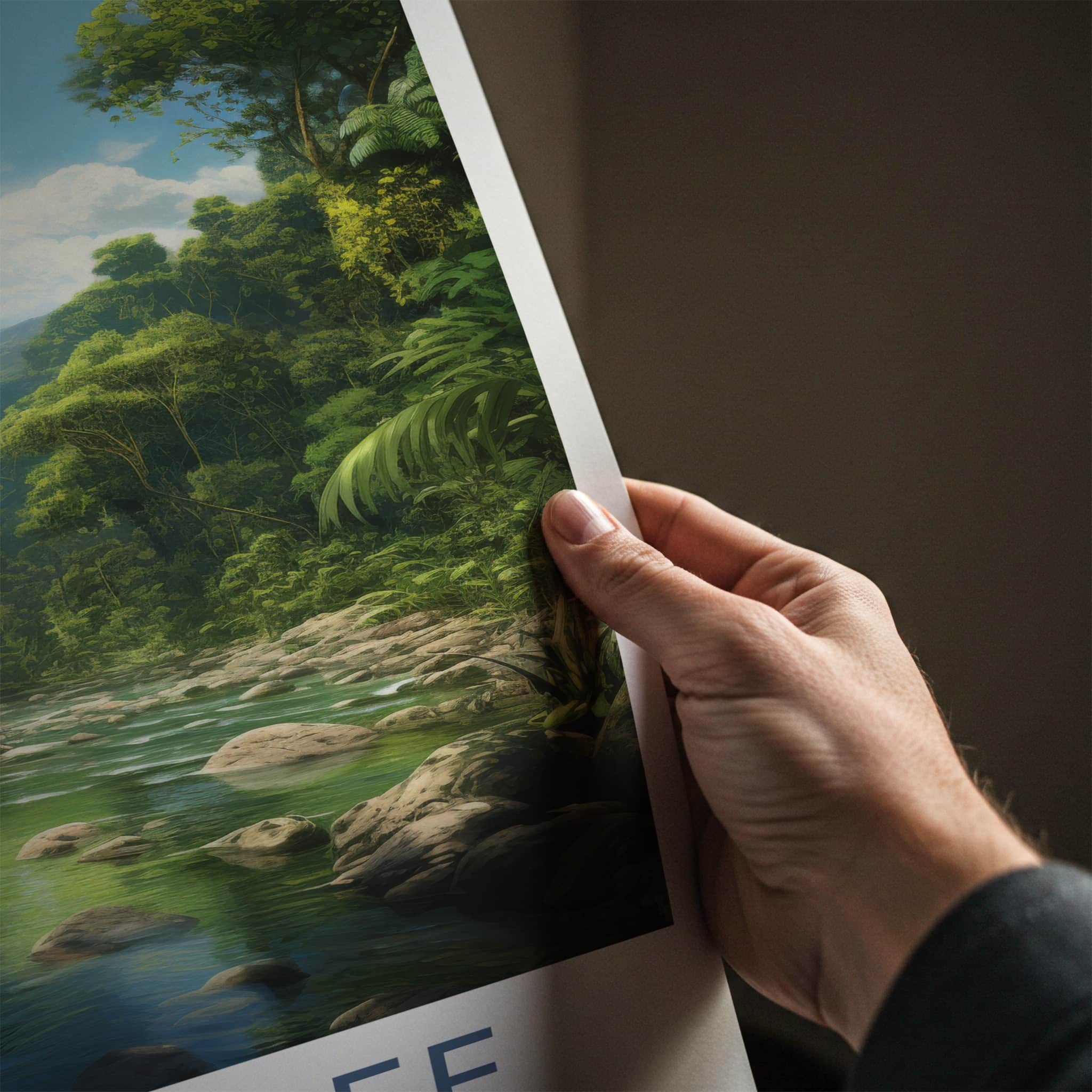 Daintree Poster - Australia Travel Art - Lush River Rainforest Home Decor
