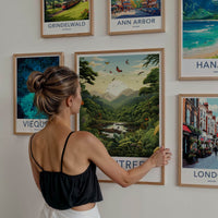 Daintree Poster - Australia Travel Art - Lush River Valley Home Decor