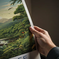 Daintree Poster - Australia Travel Art - Lush River Valley Home Decor