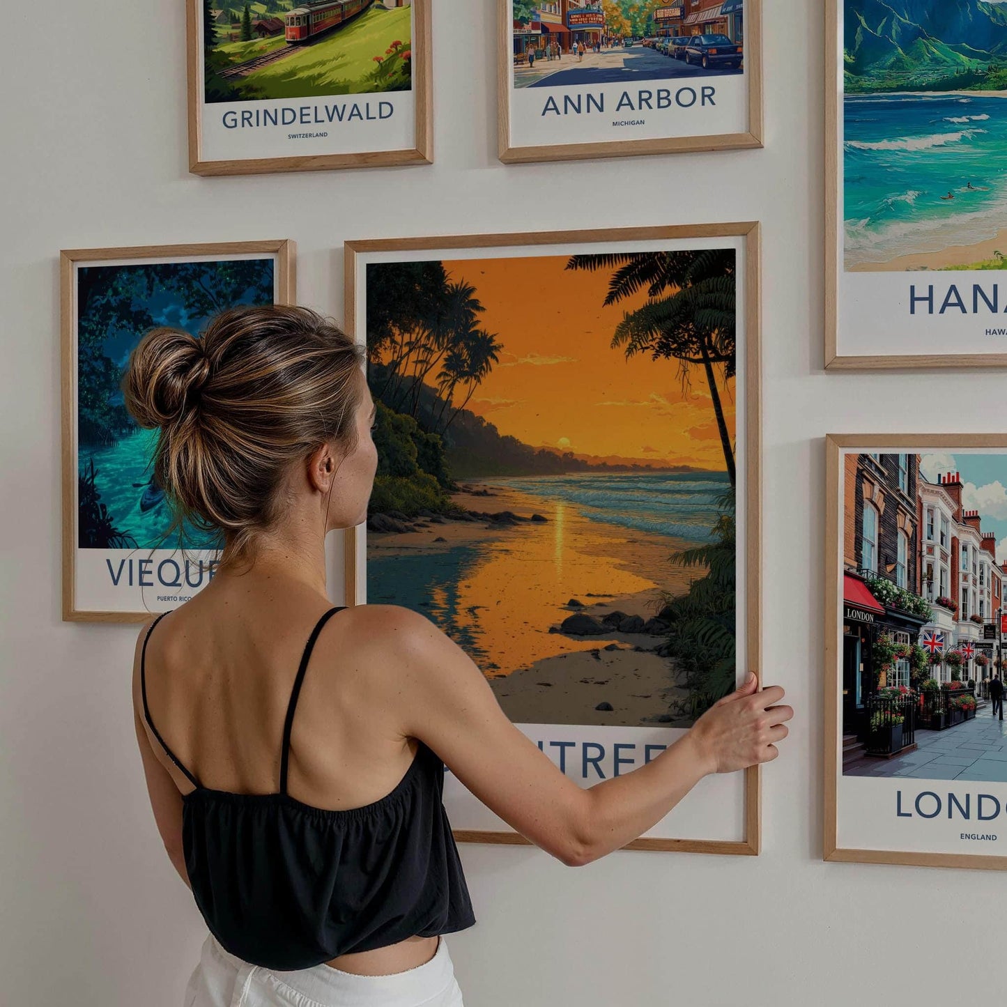 Daintree Poster - Australia Travel Art - Tropical Beach Glow Home Decor
