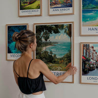 Daintree Poster - Australia Travel Art - Tropical Beach Ocean Wall Decor