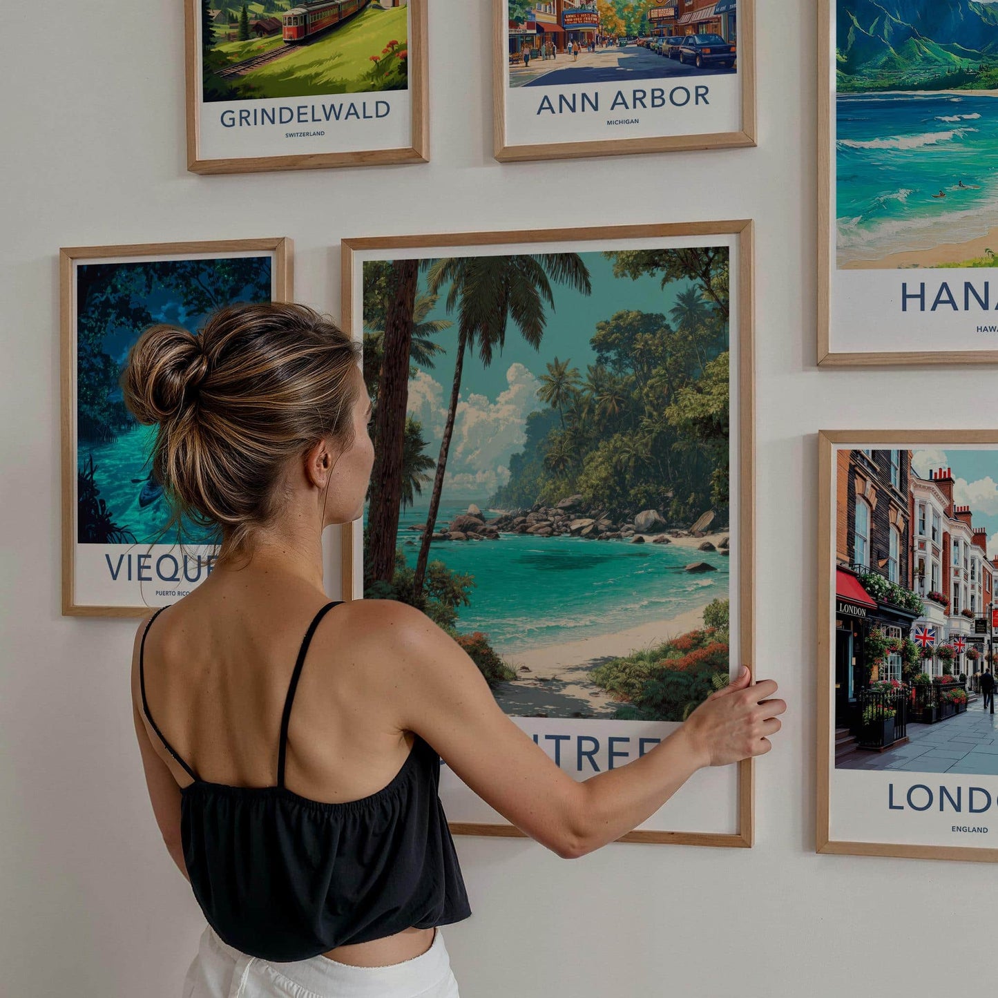 Daintree Poster - Australia Travel Art - Tropical Beach Scene Home Decor