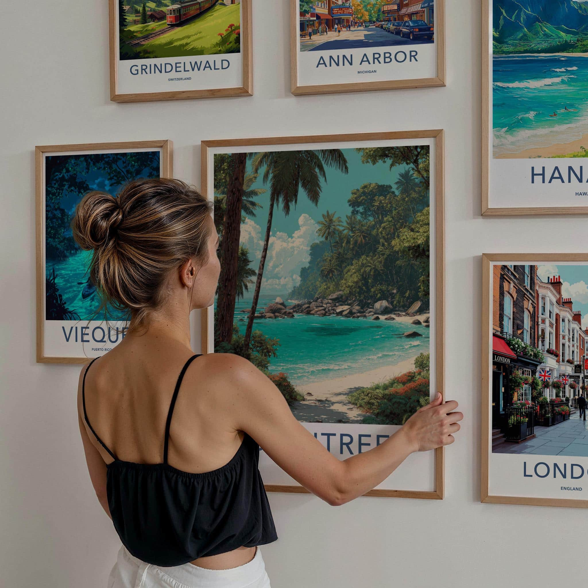 Daintree Poster - Australia Travel Art - Tropical Beach Scene Home Decor