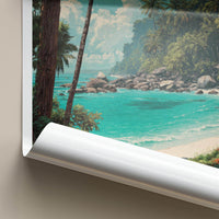 Daintree Poster - Australia Travel Art - Tropical Beach Scene Home Decor