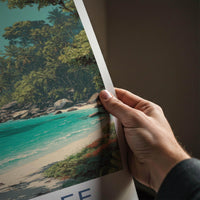 Daintree Poster - Australia Travel Art - Tropical Beach Scene Home Decor