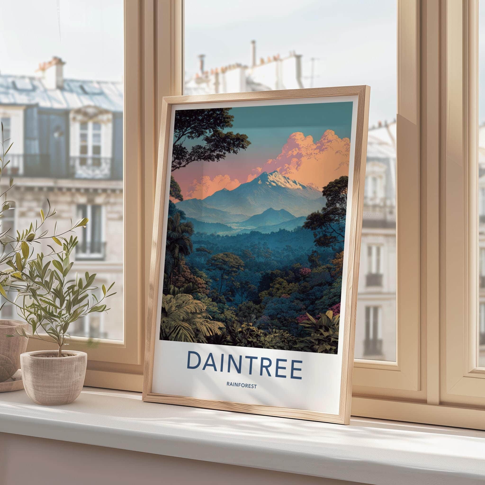 Daintree Rainforest Poster - Australia Travel Art - Majestic Rainforest Scene Home Decor