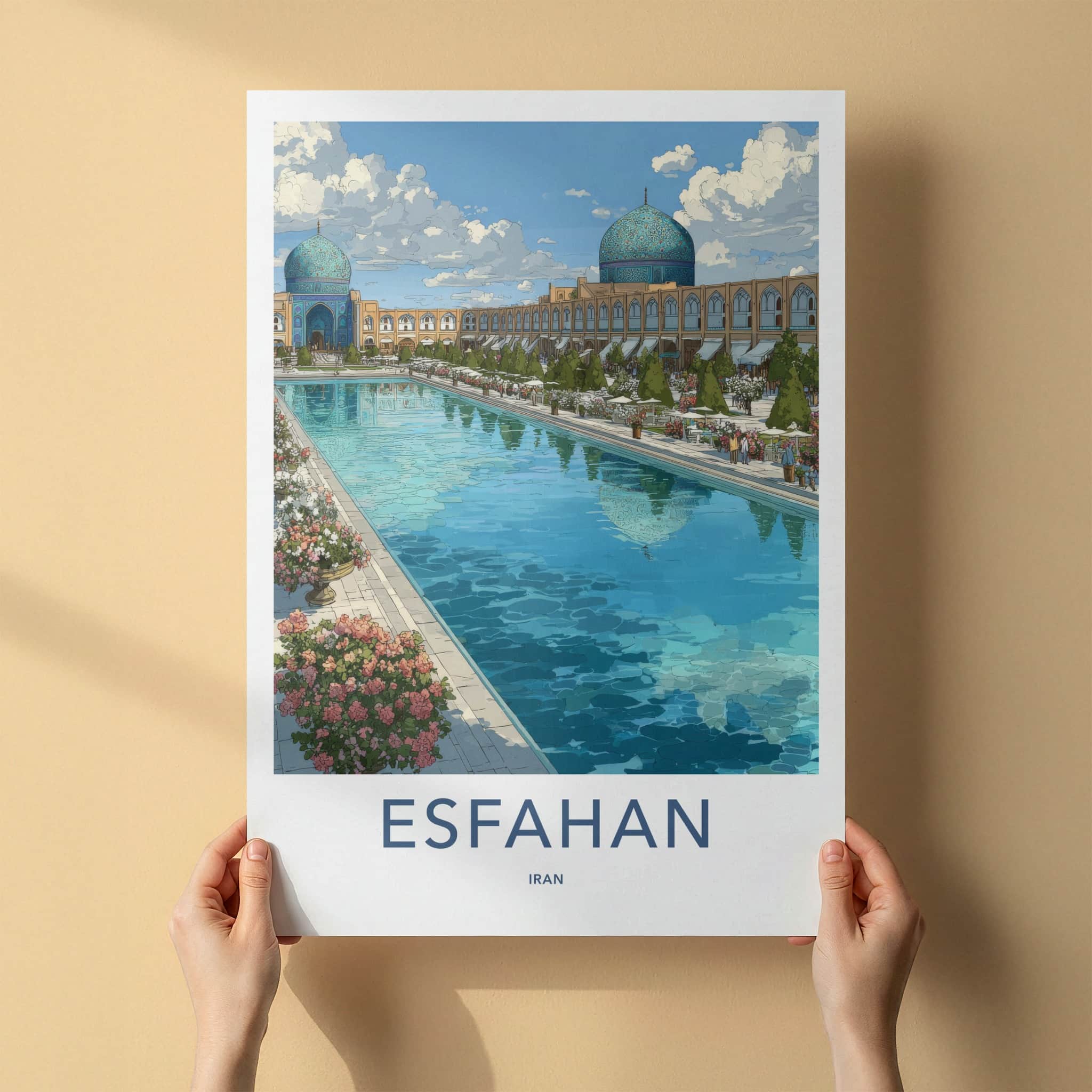 Esfahan Poster - Iran Wall Art