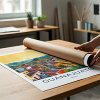 Guanajuato Poster - Mexico Travel Art
