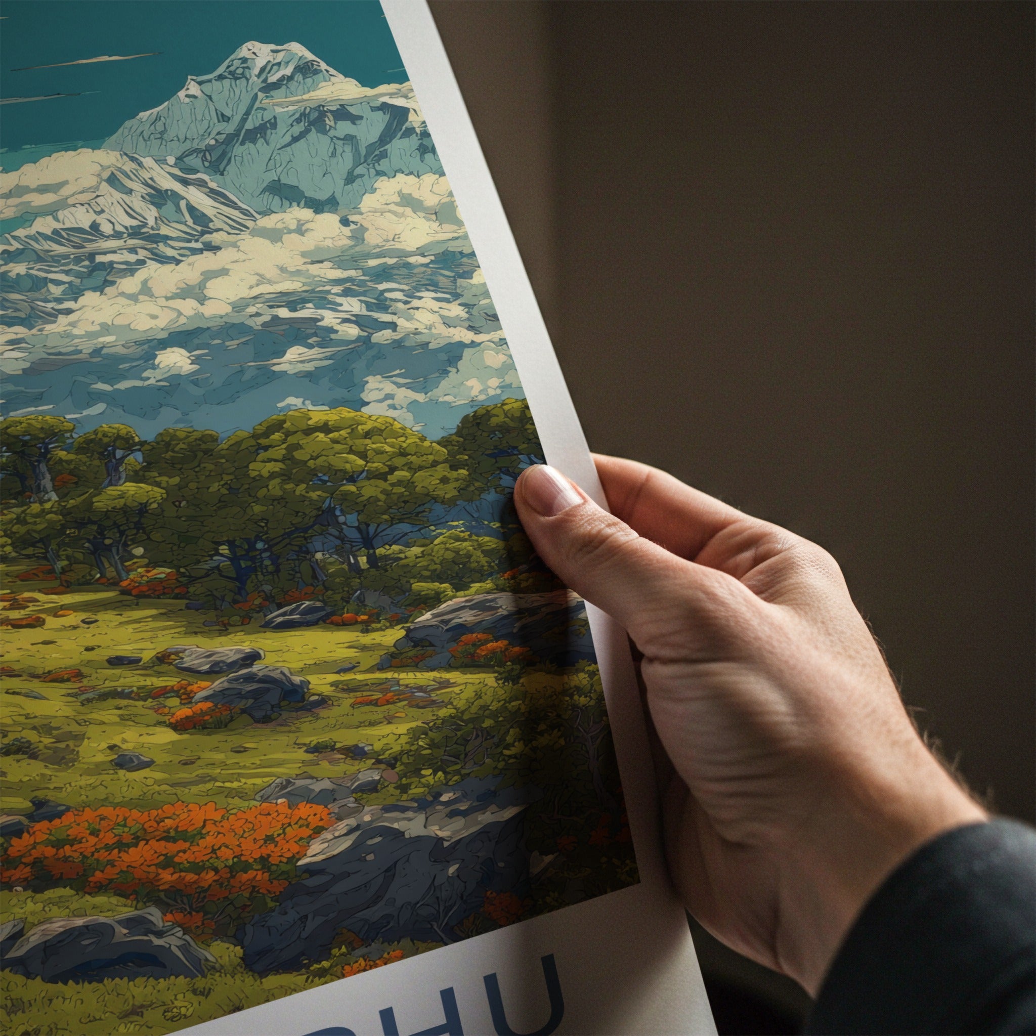 Sandakphu Poster - West Bengal Travel Art